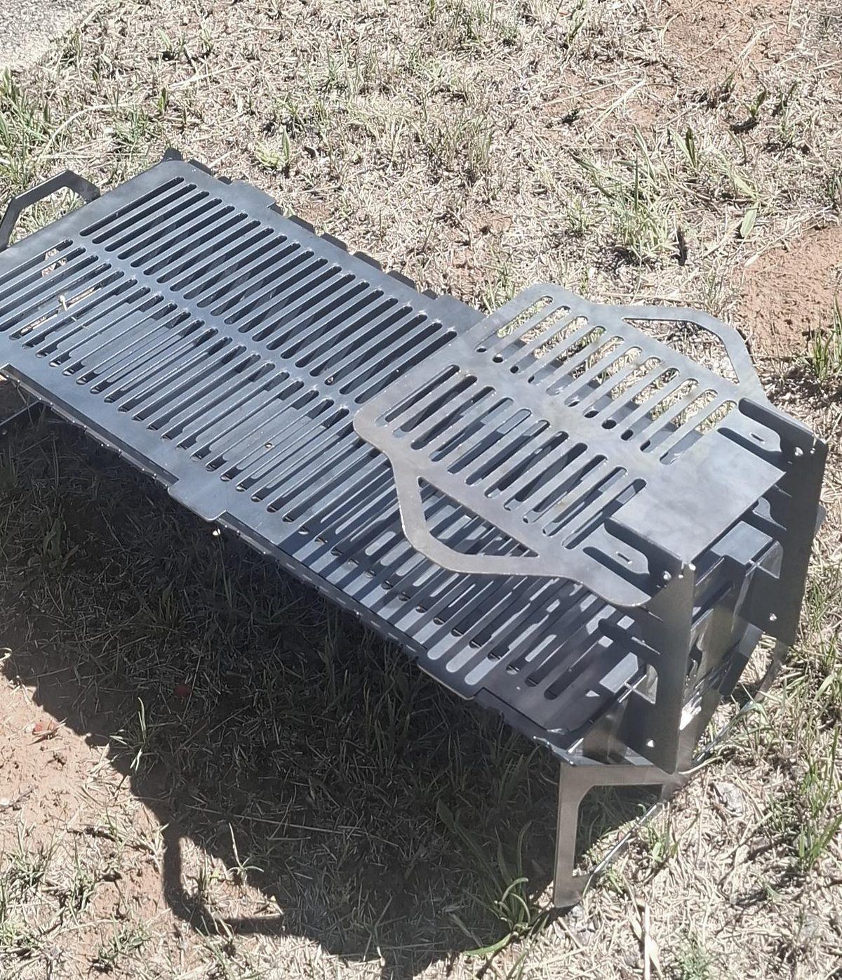 The Kasongo Barbecue Station assembled outdoors