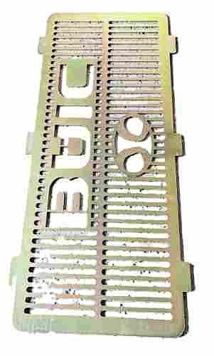 Laser-cut and perforated coal pan